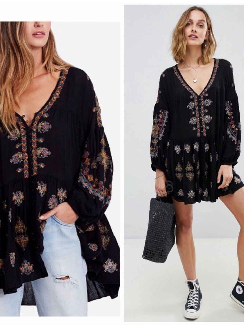 Free People Arianna Tunic Top